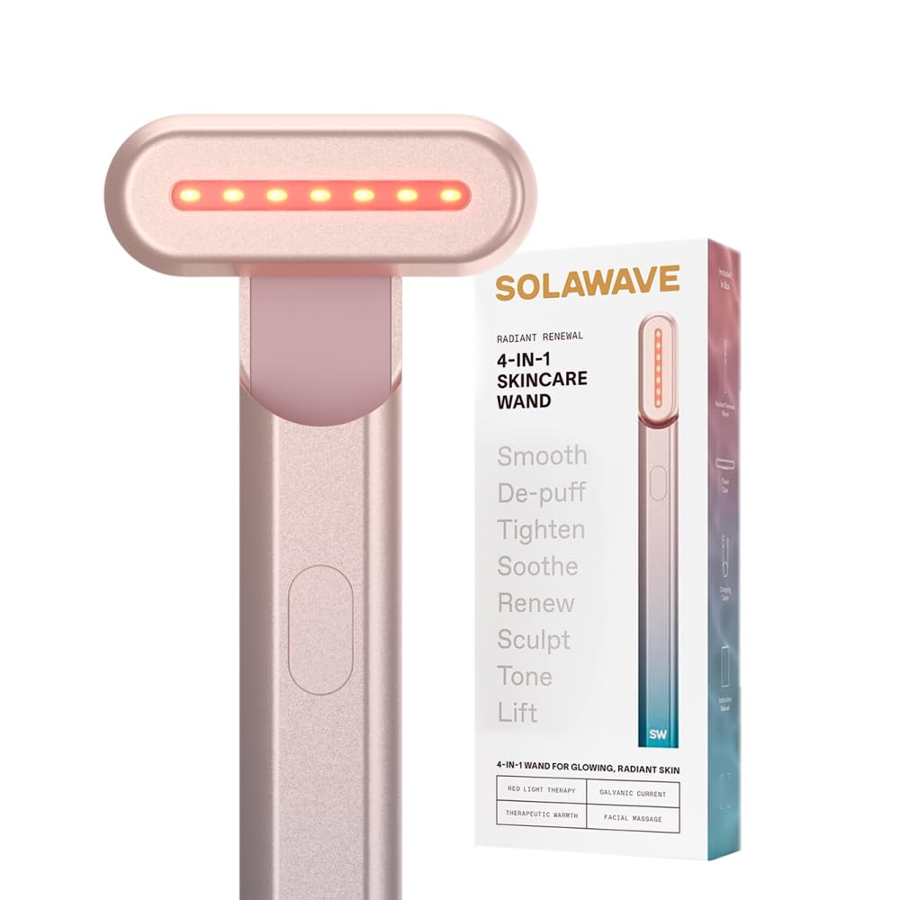 Solawave 4-in-1 Red Light Wand: Your At-Home Facial