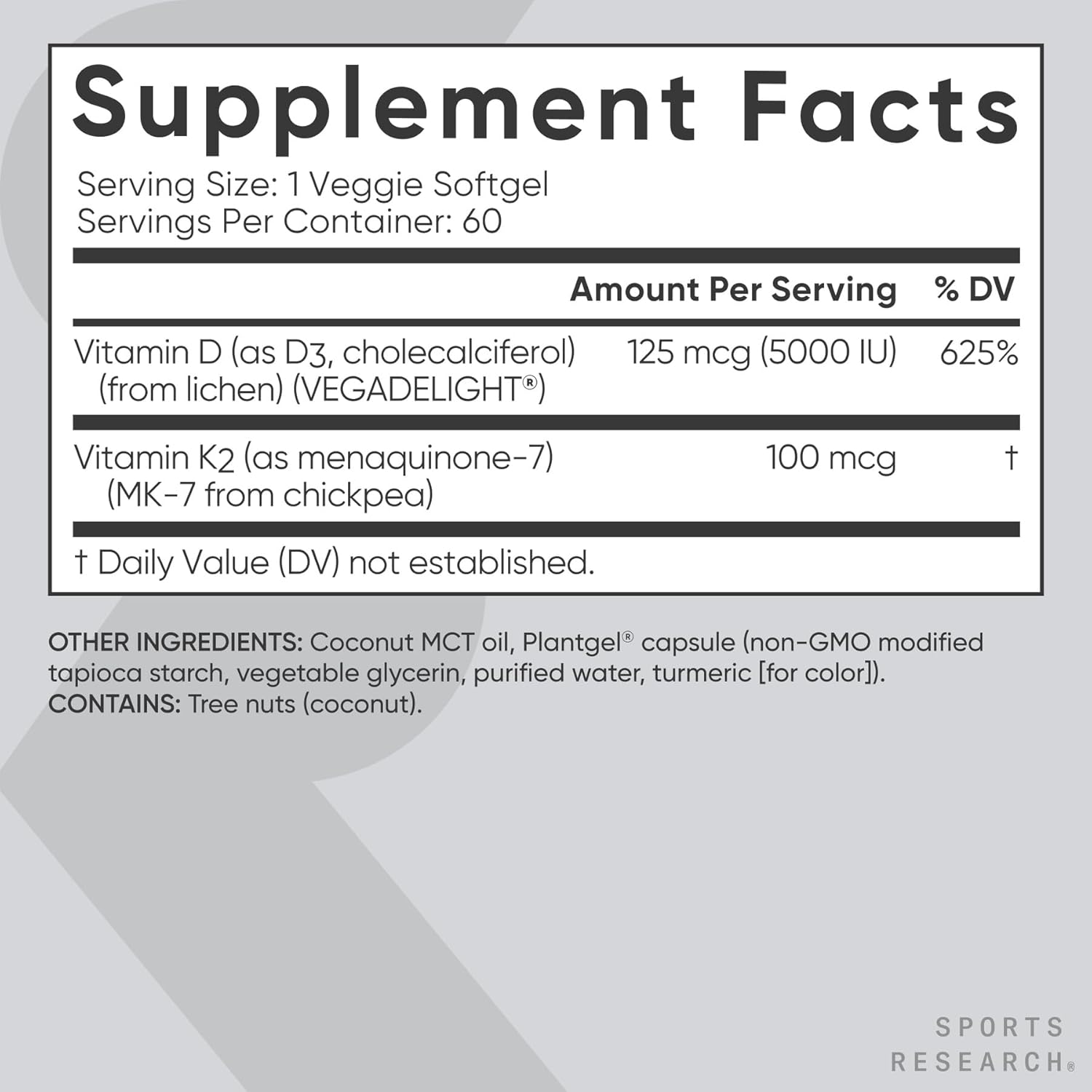 Sports Research & Sweet Sweat: Vegan D3+K2 for Bone & Immune Health