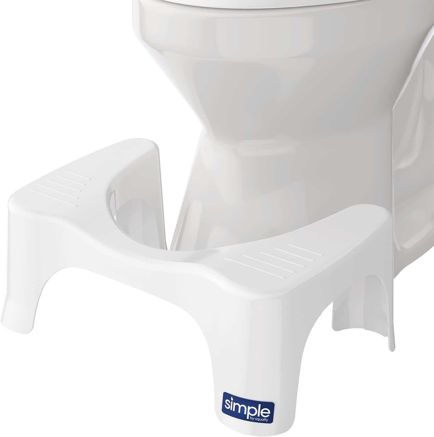Squatty Potty Simple Curve: The 7" White Stool for Better Wellness