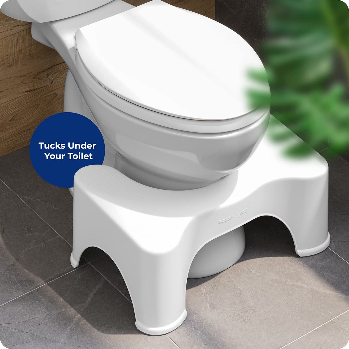 Squatty Potty The Original Bathroom Toilet Stool, 9-Inch White