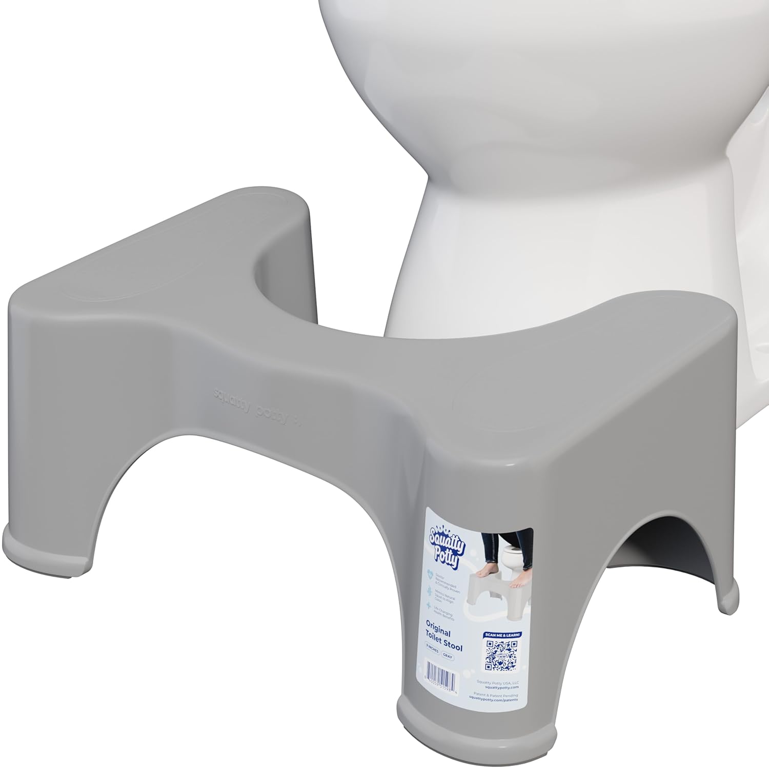 Squatty Potty Original 7-Inch Stool: Better Bathroom Wellness