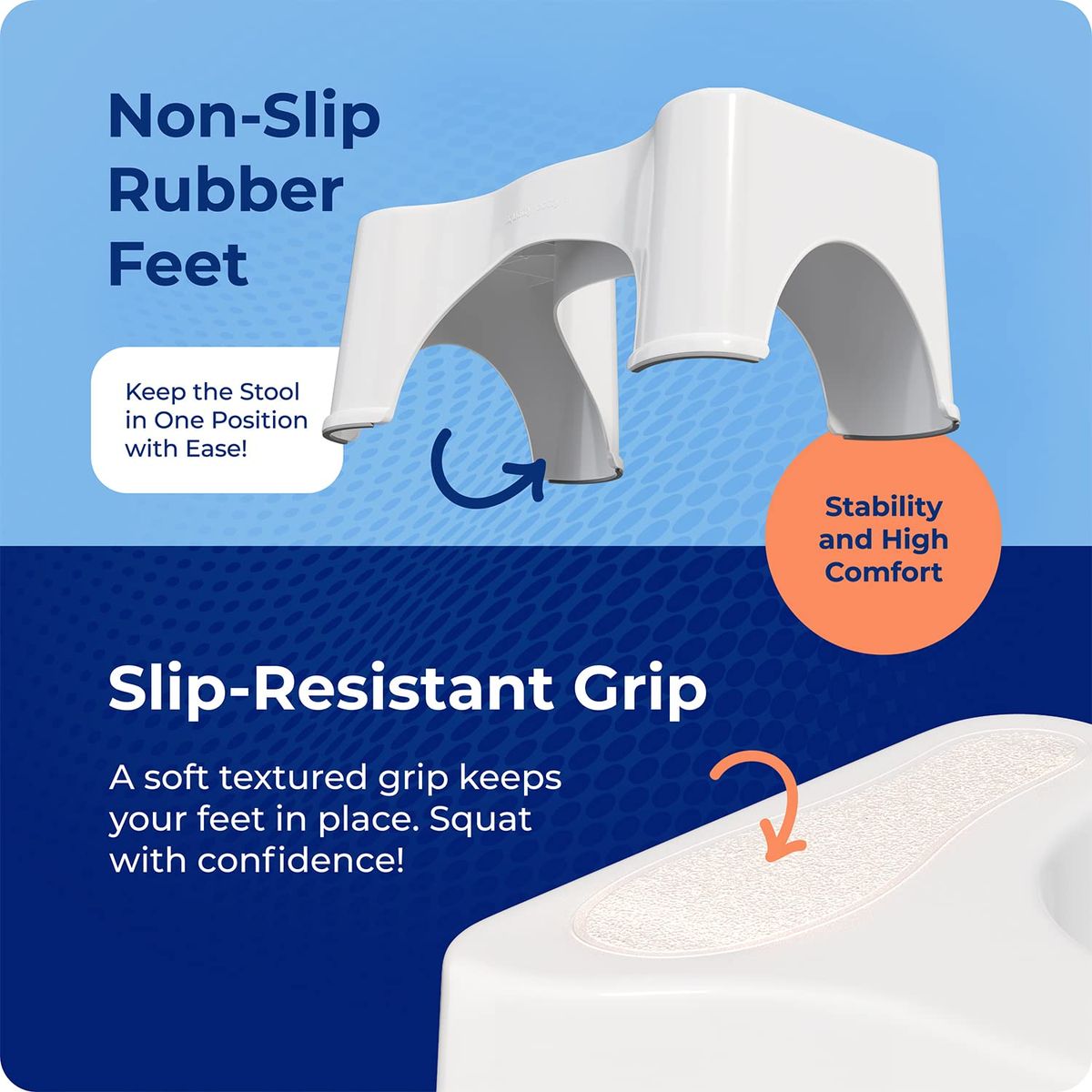 Squatty Potty The Original Bathroom Toilet Stool, 9-Inch White