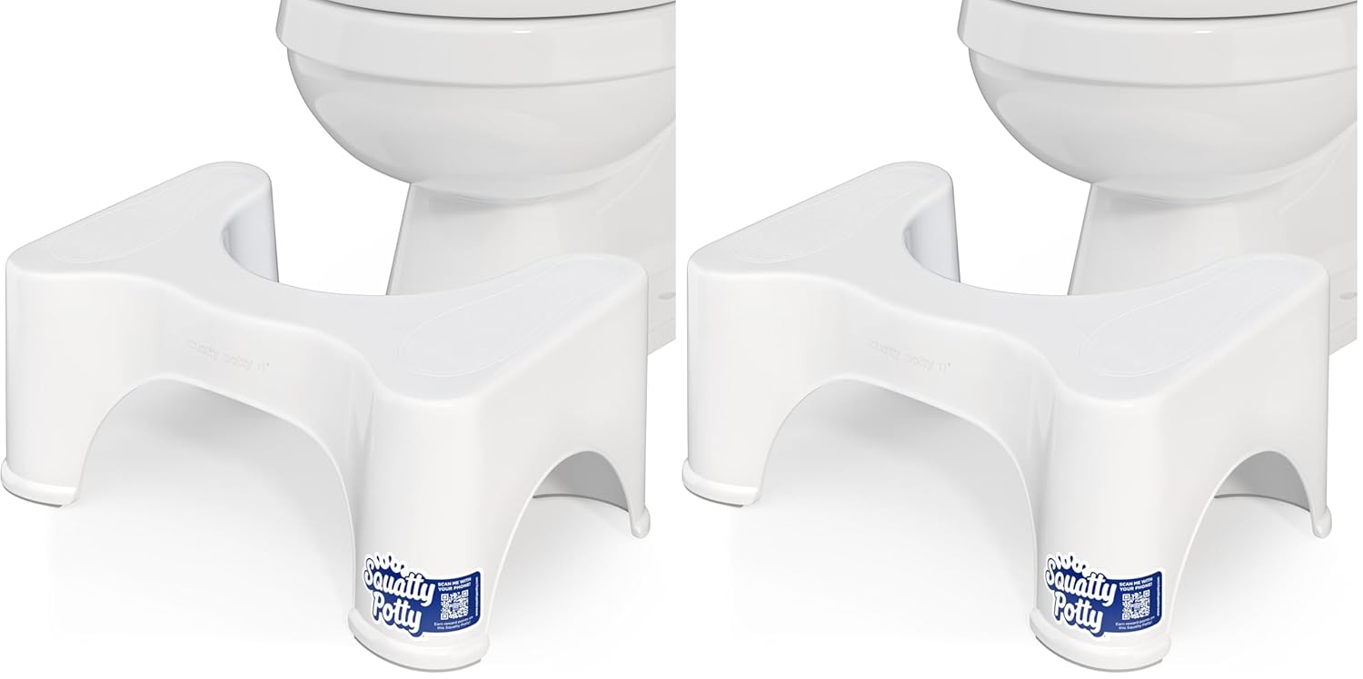 Squatty Potty Original 7-Inch Stool: Better Bathroom Wellness