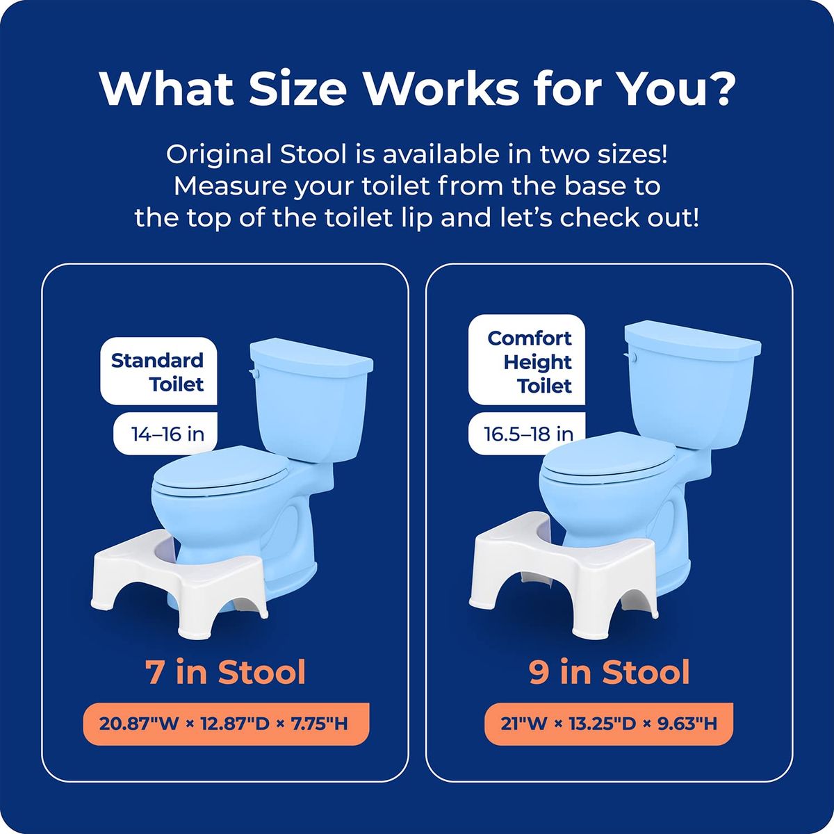 Squatty Potty The Original Bathroom Toilet Stool, 9-Inch White