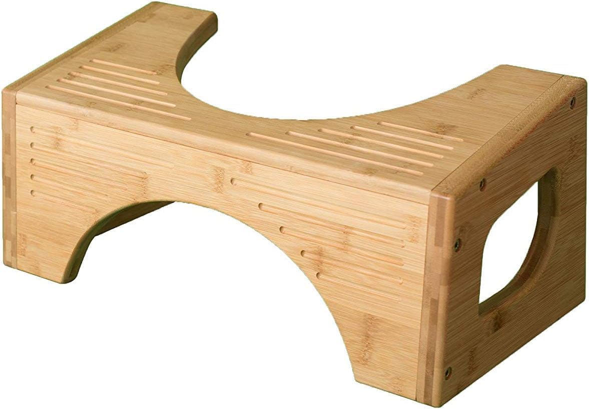 Squatty Potty Bamboo Flip: Adjustable Stool for Better Posture