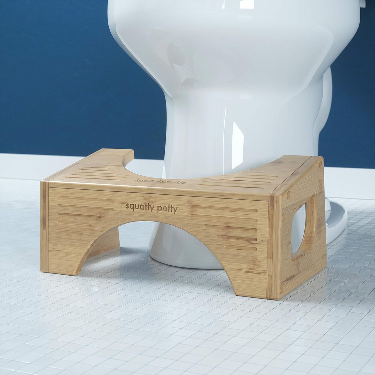 Squatty Potty Bamboo Flip: Adjustable Stool for Better Posture