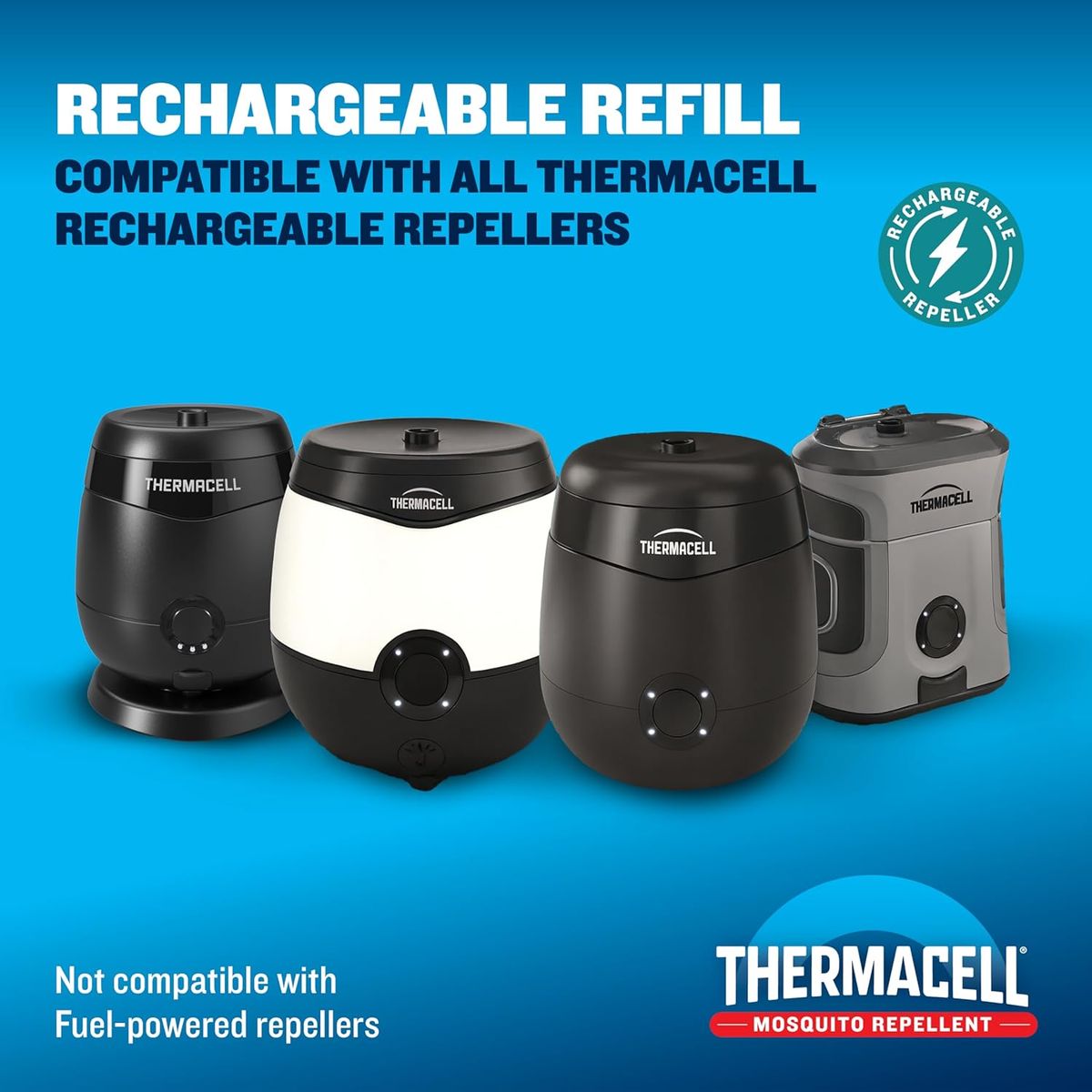 Thermacell E-ZoneGuard: 20-Foot Scent-Free Mosquito Protection