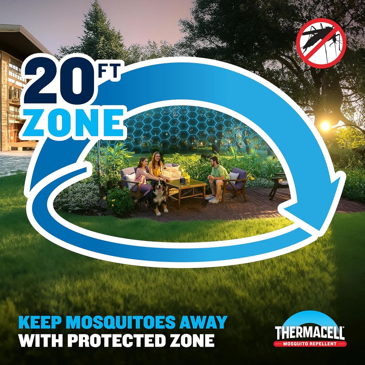 Thermacell E-ZoneGuard: Rechargeable Mosquito Repeller