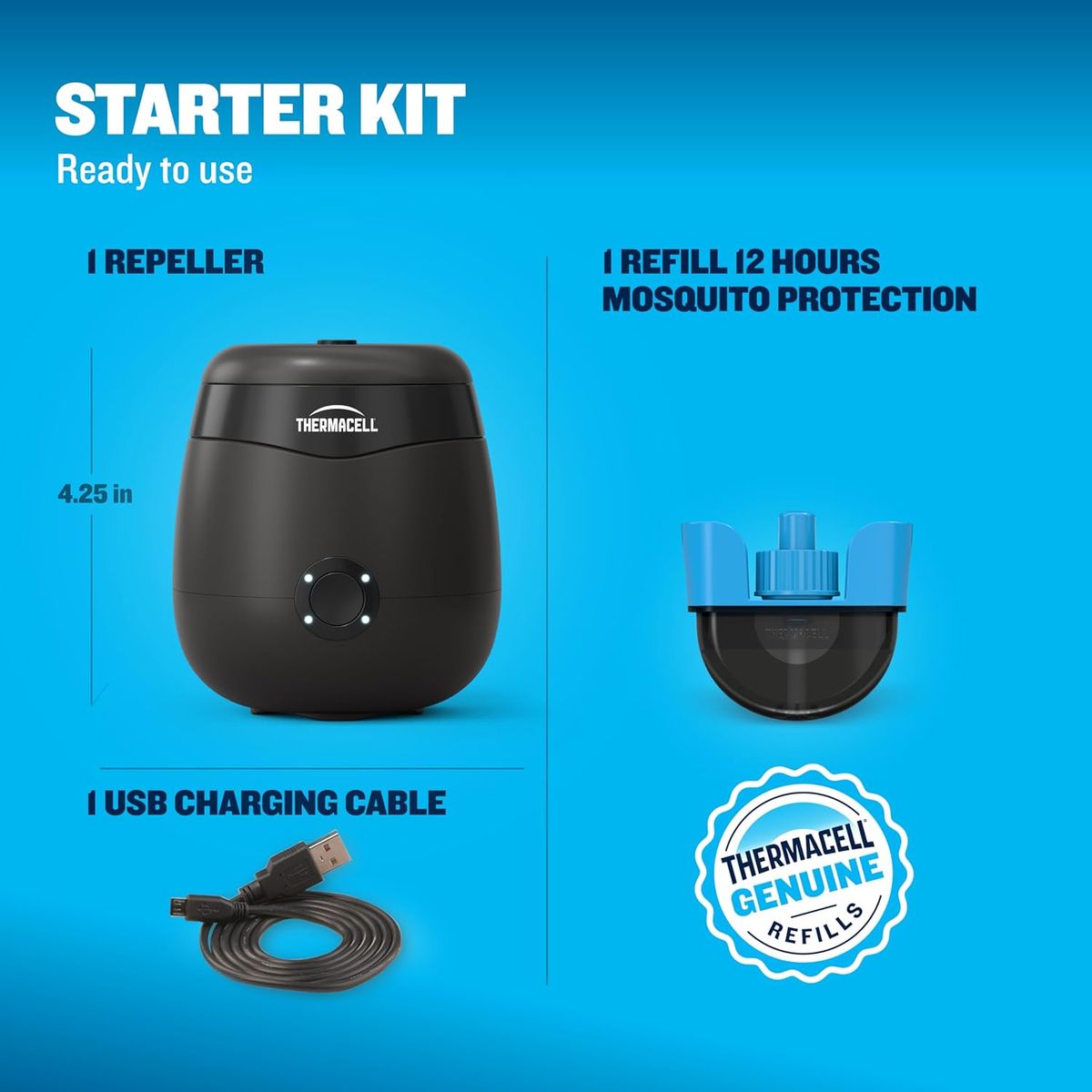 Thermacell E-ZoneGuard: Rechargeable Mosquito Repeller