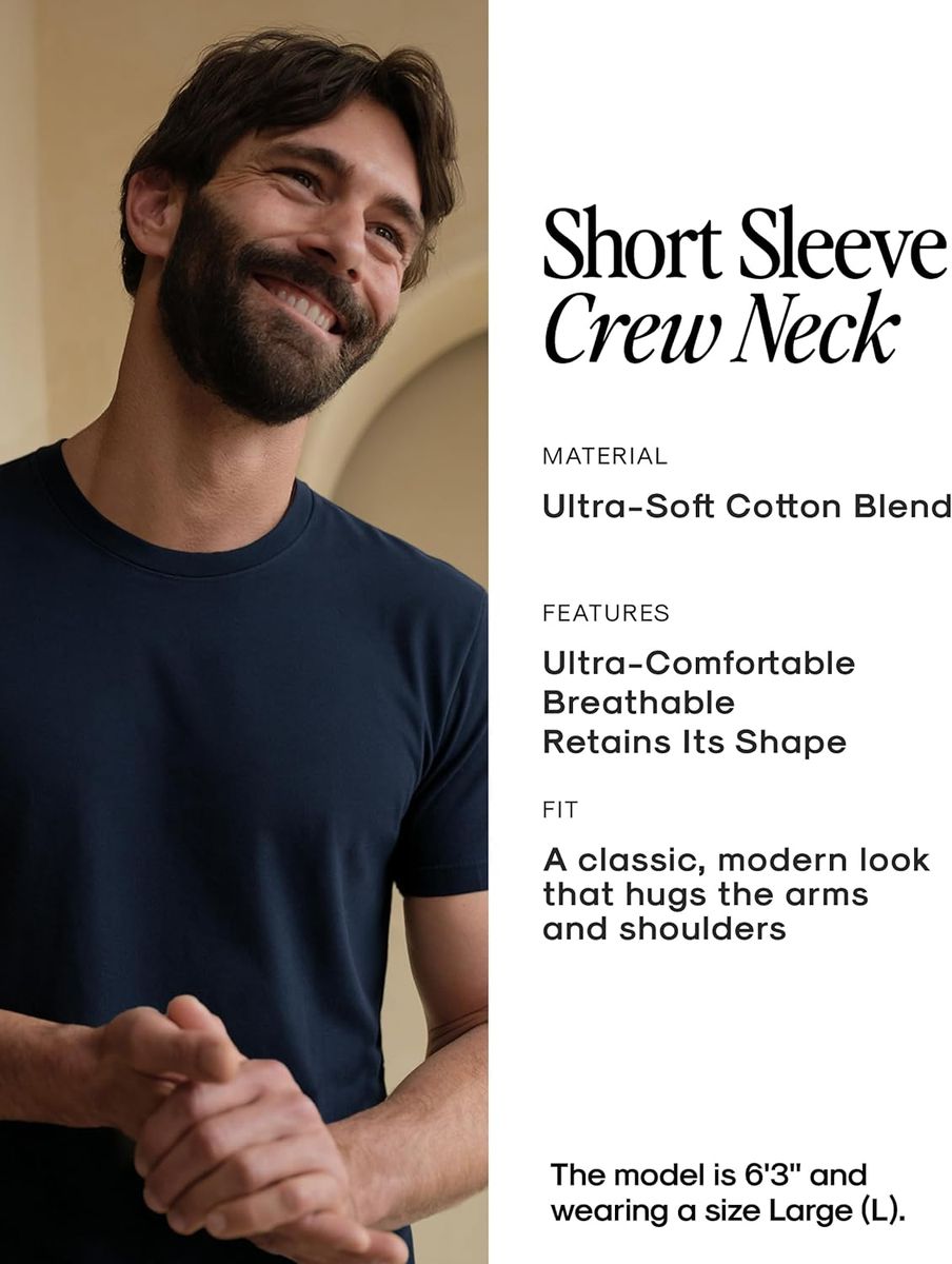 True Classic Mens T-Shirts Pack of 6 – Ultimate Everyday Comfort