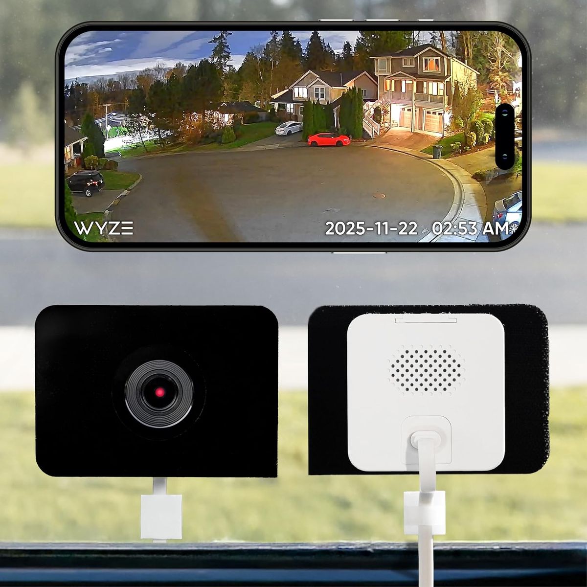 Wyze Window Camera: Smart Security with Color Night Vision & AI