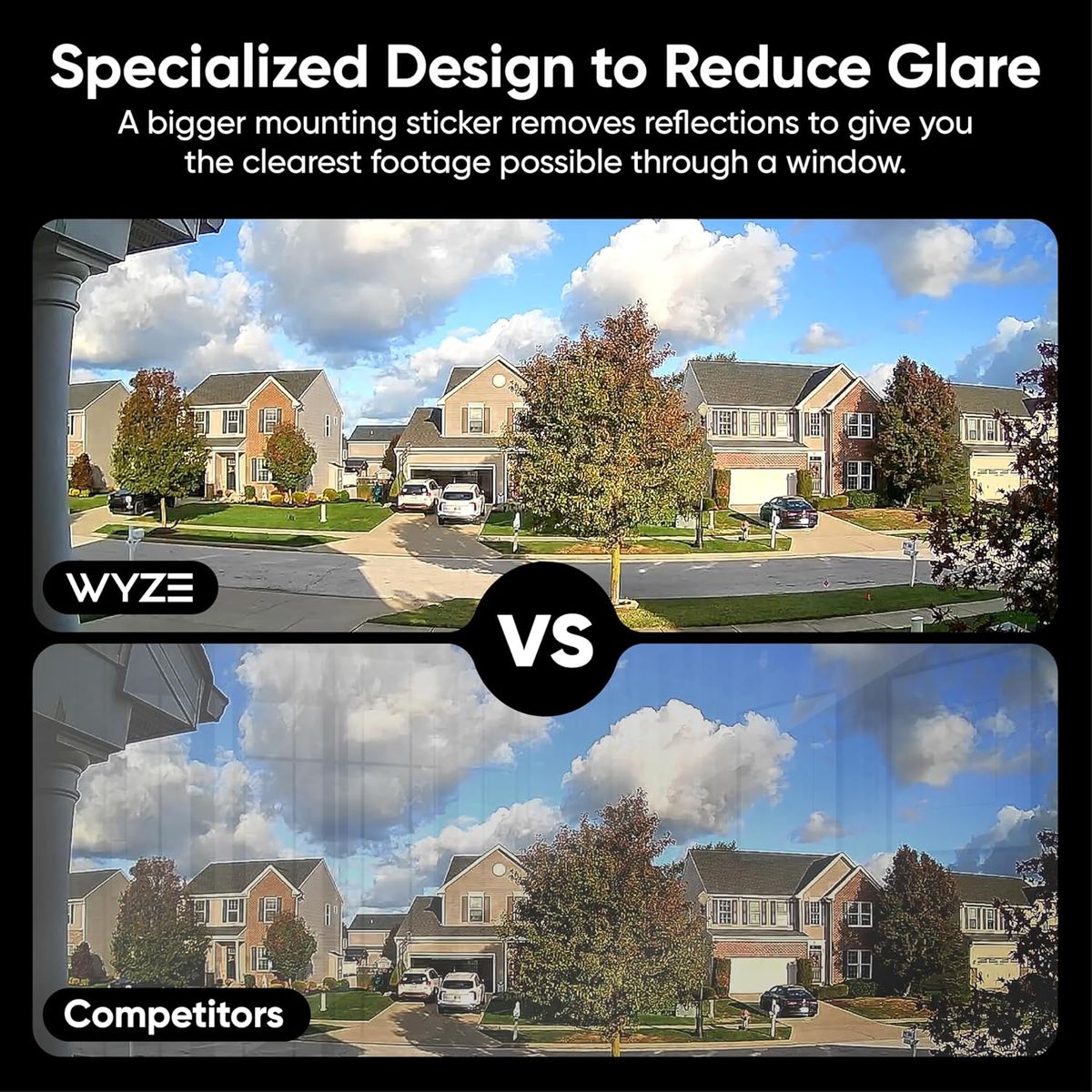 Wyze Window Camera: Smart Security with Color Night Vision & AI