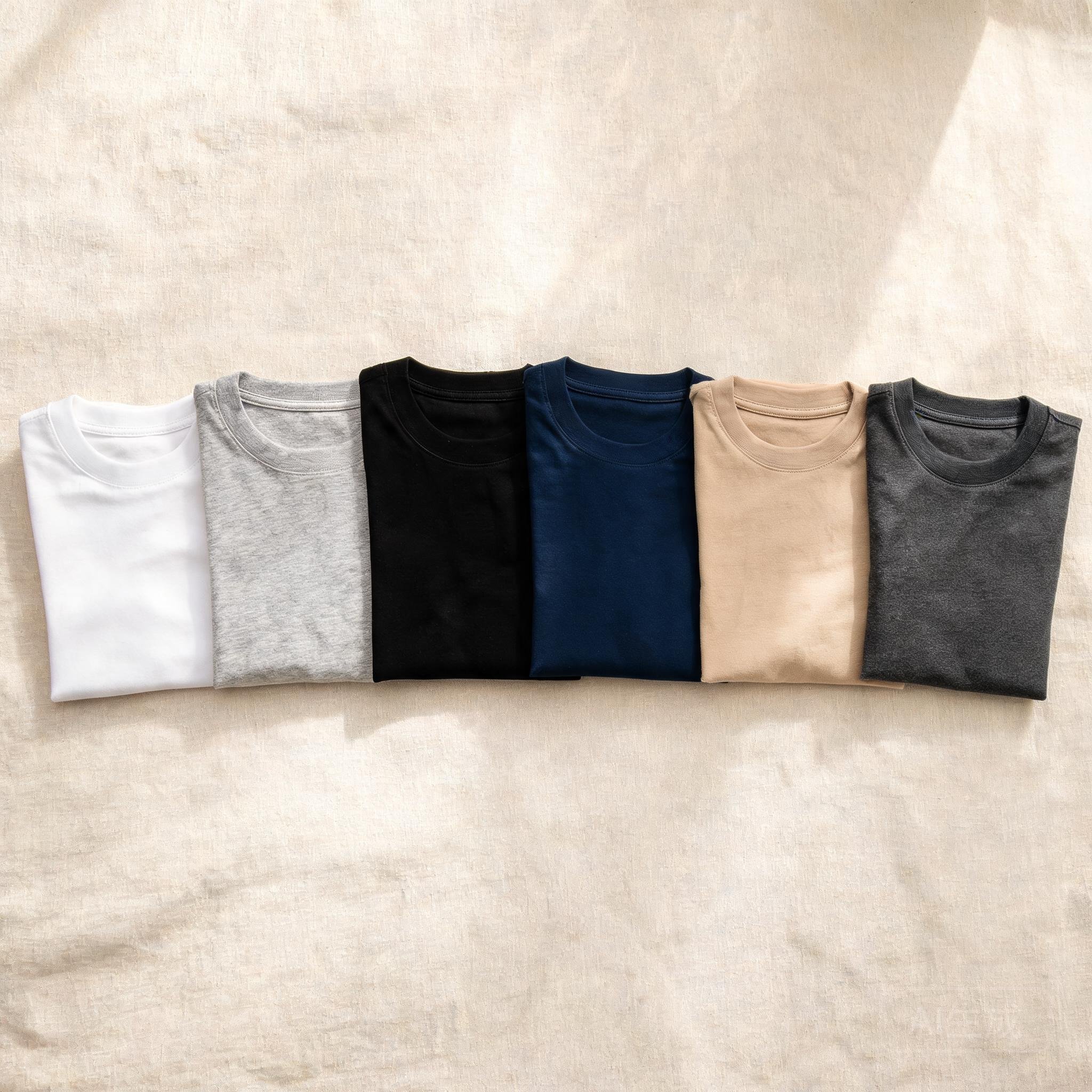 True Classic Mens T-Shirts: Premium Cotton Blend 6-Pack