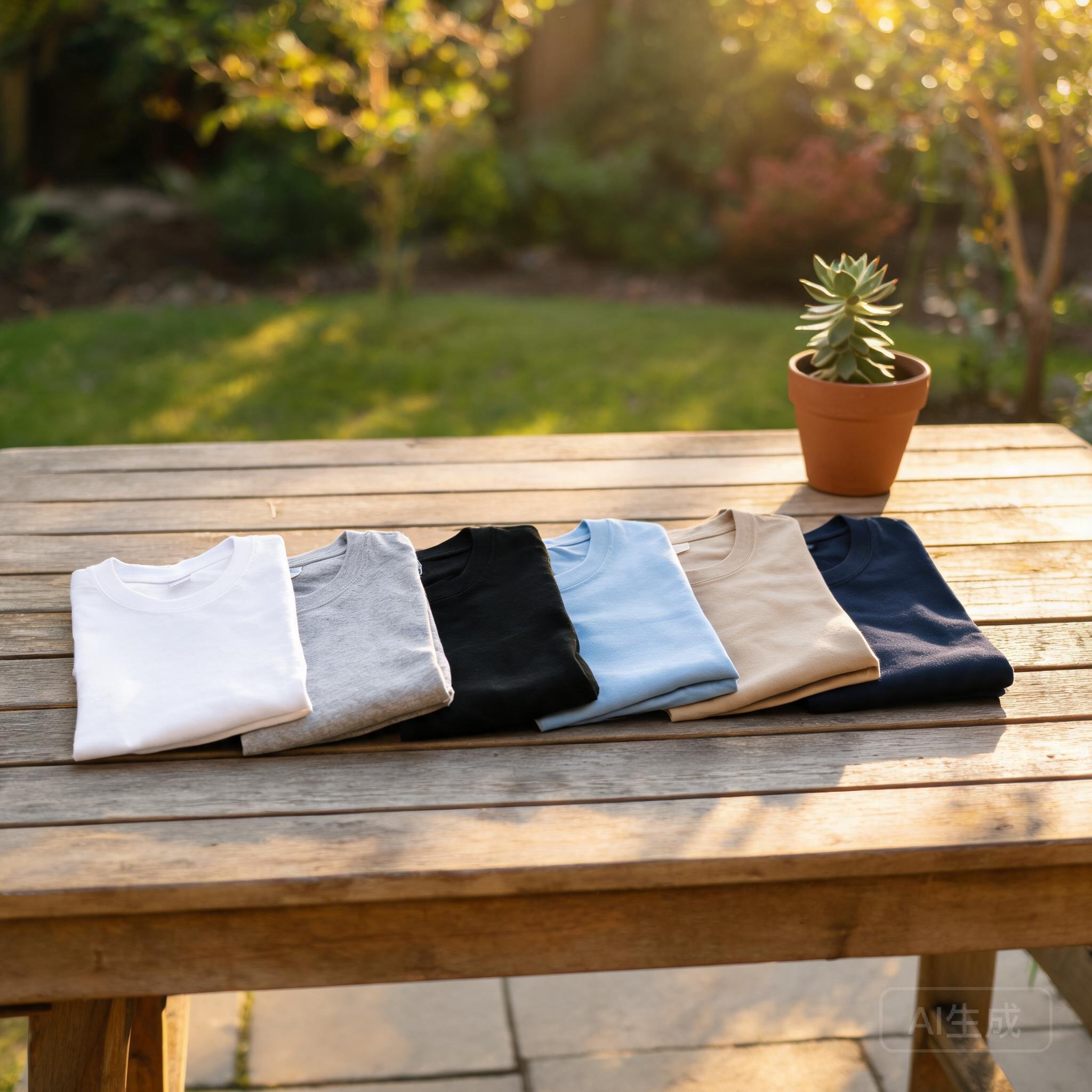 True Classic Men's T-Shirt 6-Pack: Cotton Blend Crew Neck