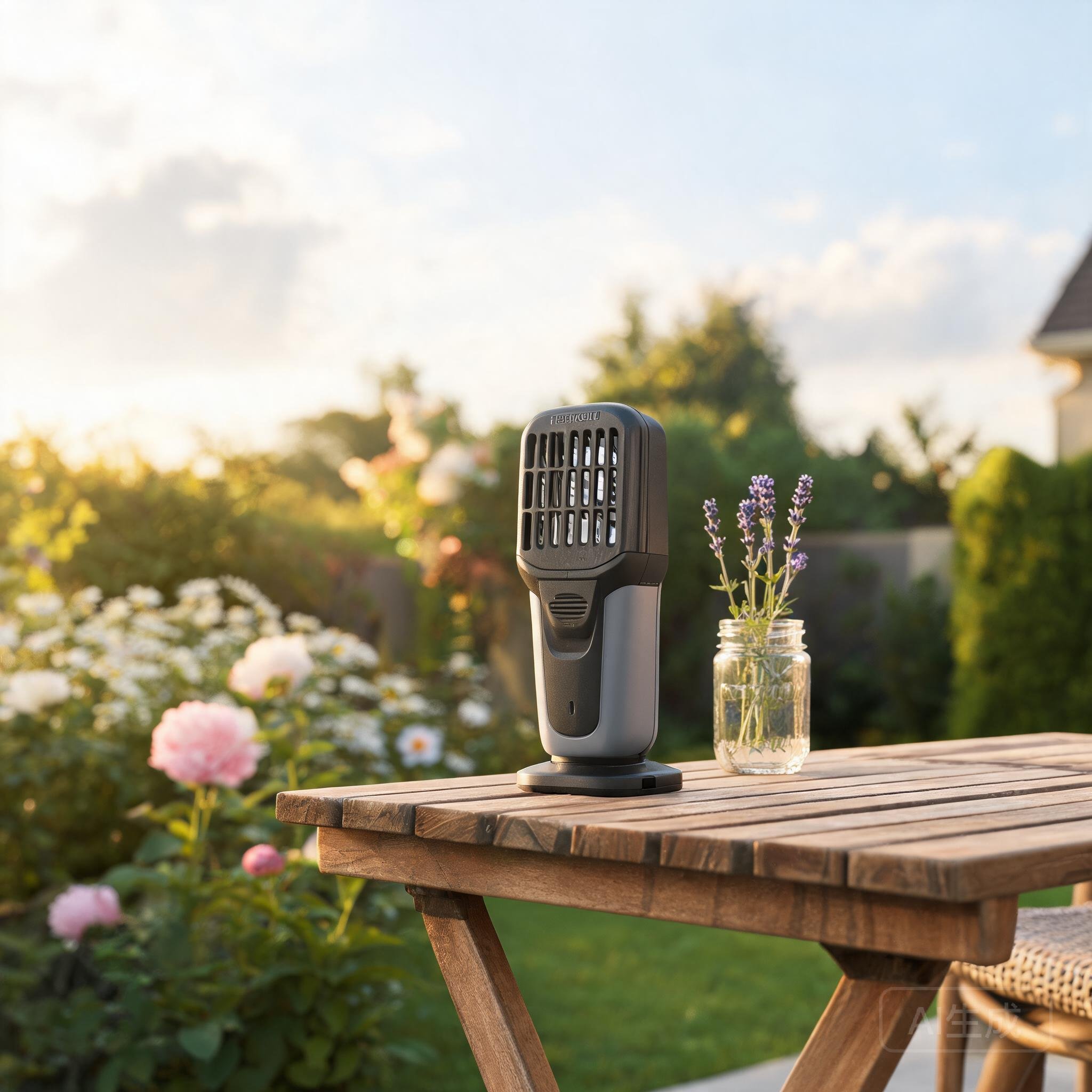 Thermacell E-ZoneGuard Patio Rechargeable Mosquito Repeller with 20-Foot Zone