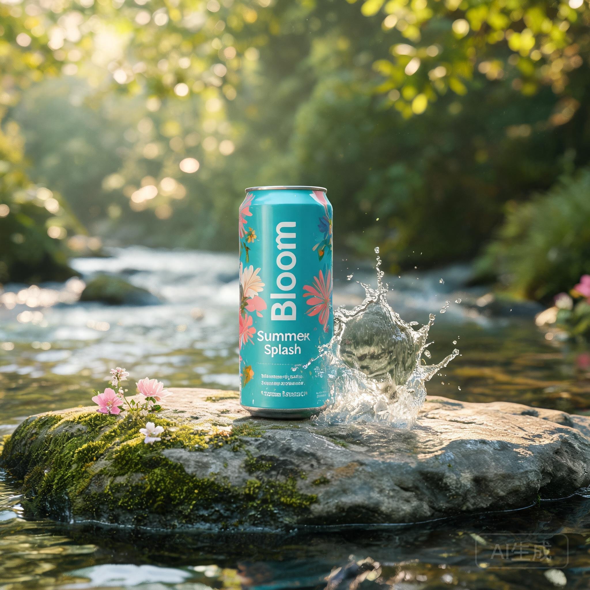 Bloom Summer Splash Energy Drink: Zero Sugar, 180mg Caffeine