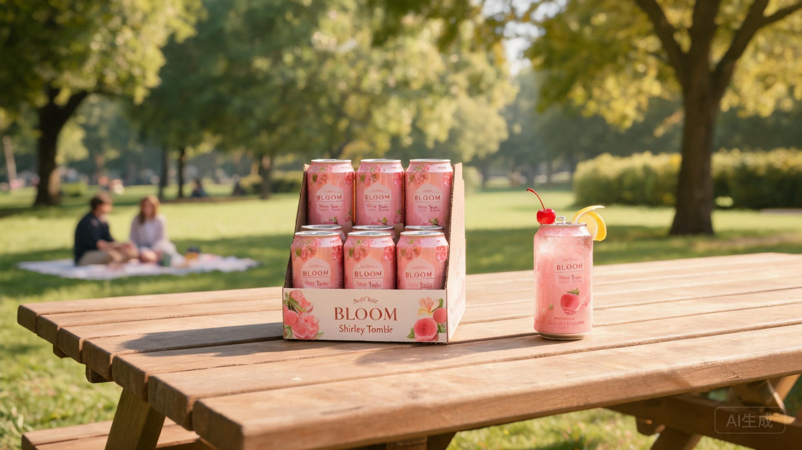 Bloom - Bloom Nutrition Sparkling Energy Drink: Shirley Temple 12-Pack