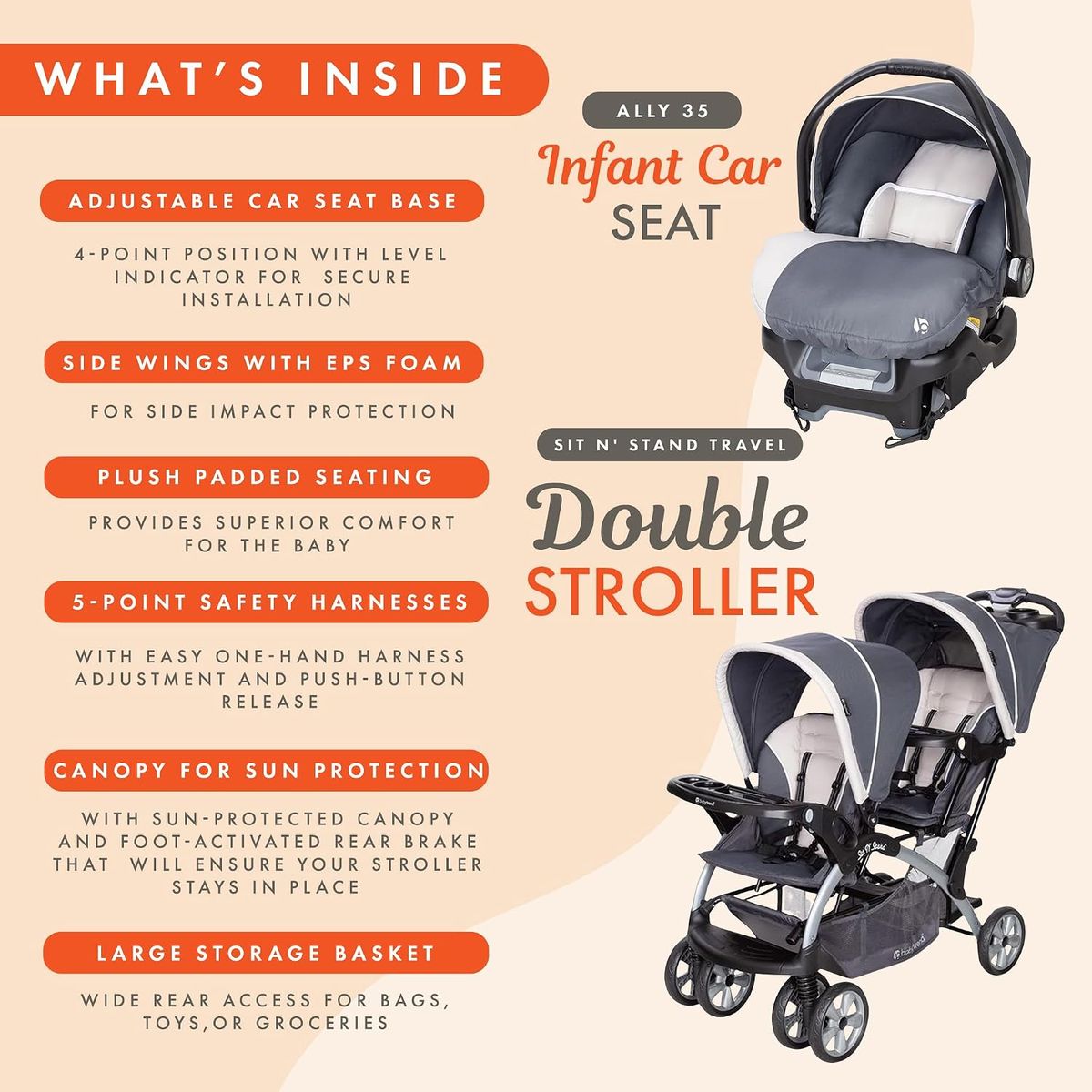 Baby Trend Magnolia Double Stroller & Car Seat Set: A Mom's Honest Take