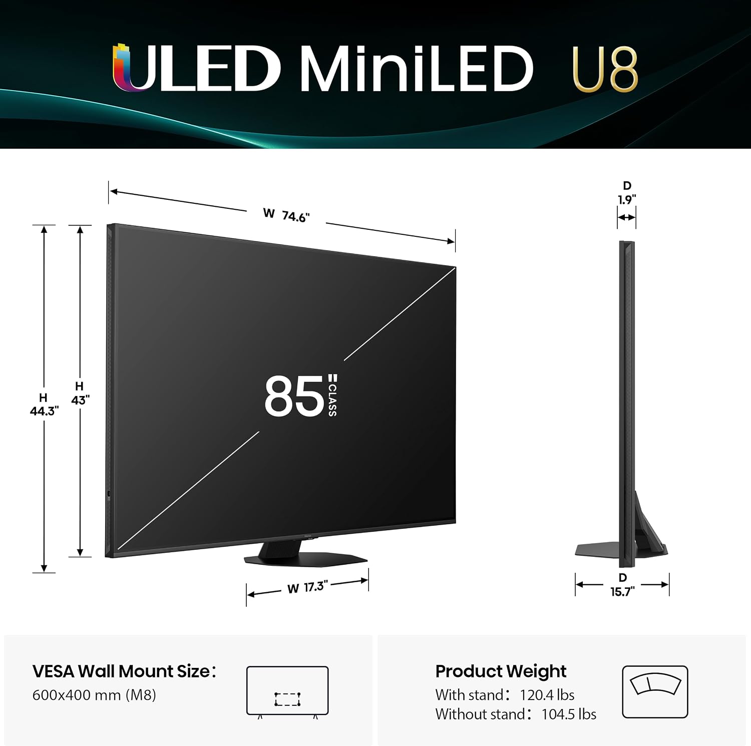 Hisense 85" U8 Series Mini-LED 4K Google TV Review
