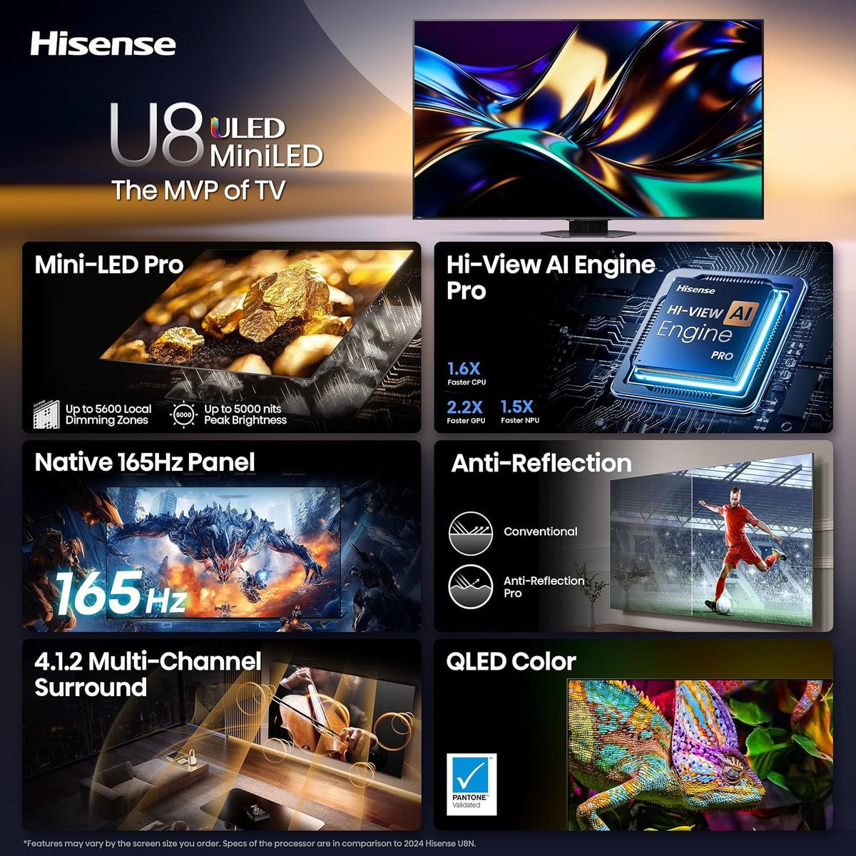 Hisense 85" U8 Series Mini-LED 4K Google TV Review