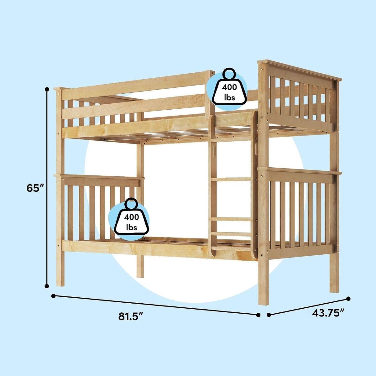 PlankBeam Max & Lily Classic Twin Over Twin Bunk Bed Review