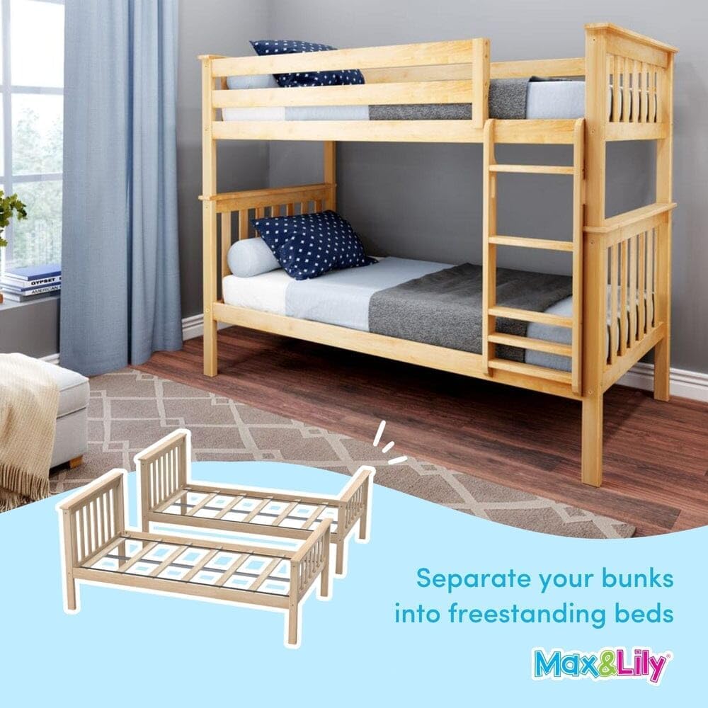 PlankBeam Max & Lily Classic Twin Over Twin Bunk Bed Review